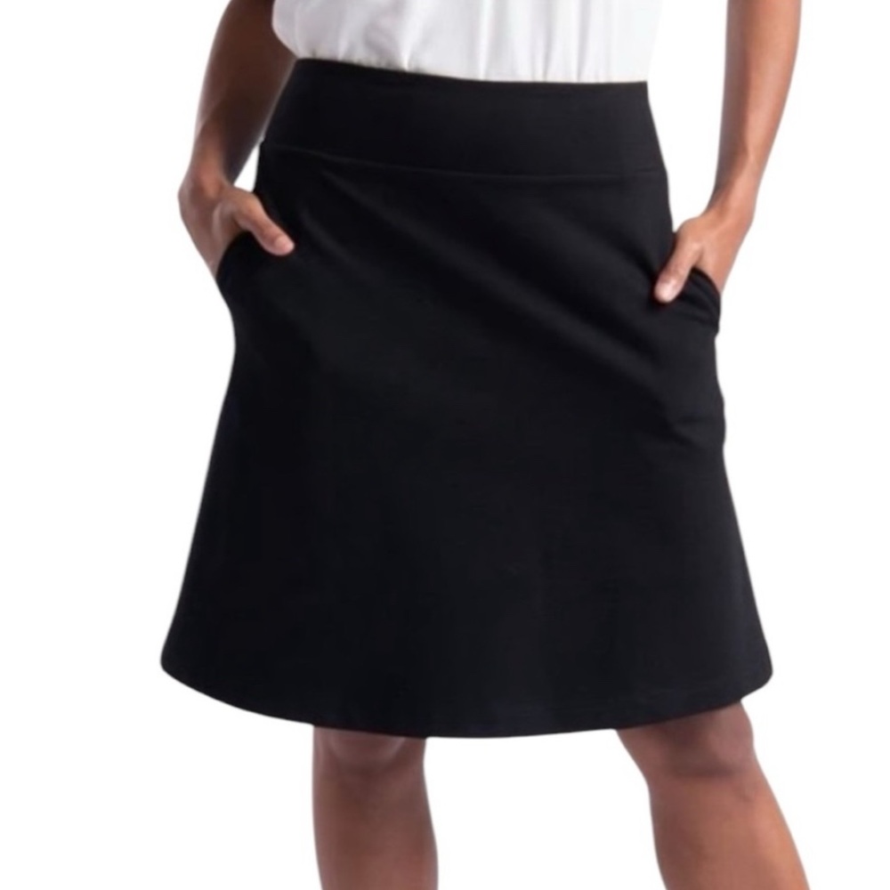 Betabrand Black A-line Women's Skort Brand New Size M